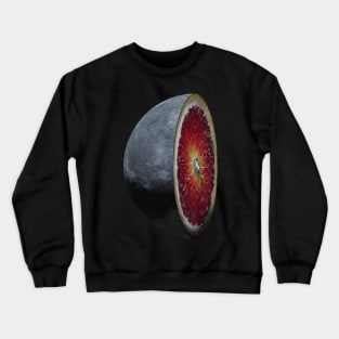 Blood Orange Moon. Luna Fruit Crewneck Sweatshirt